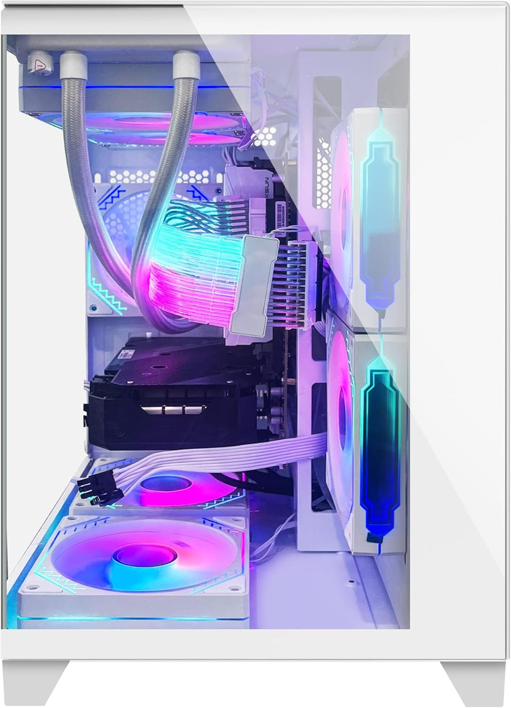 Panorama Gaming PC Desktop - AMD Ryzen 5 5600G, RX 6650 XT 8GB, 32GB RAM, 1TB SSD, White O3157