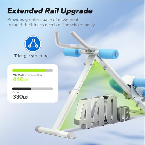 MERACH Ab Machine, Adjustable Ab Trainer for Home Gym O439978