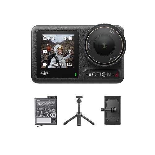 DJI Osmo Action 4 Standard Combo, 4K/120fps Waterproof Action Camera Z960