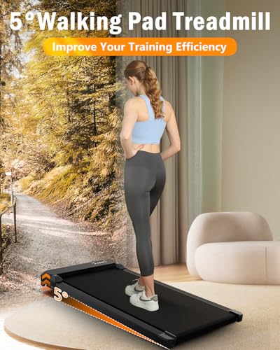 Walking Pad with Handle Bar, 2.5HP Foldable Treadmill for Home Office S773