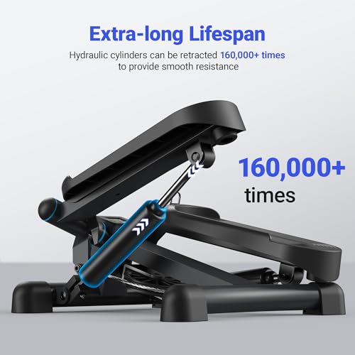MERACH Mini Stepper with Resistance Bands, 330LBS Capacity A9395