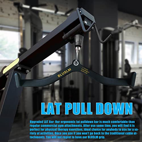 LAT Pull Down Bar for Cable Machine, Tricep Strength Training Handle M7875