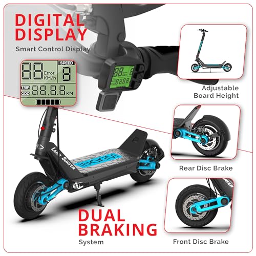 INOKIM OXO Super Electric Scooter for Adults, 40 MPH, 68 Miles Range Z972892