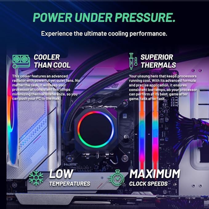 Skytech Omega Gaming PC, Ryzen 7 7700X, RTX 4070 Super, 32GB DDR5, 1TB NVMe X1391