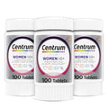 Centrum Silver Women's Multivitamin for Women 50 Plus, Multivitamin/Multimineral Supplement with Vitamin D3, B Vitamins, Calcium and Antioxidants, Gluten Free, Non-GMO Ingredients - 100 Count