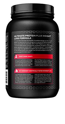 Muscletech Nitro-Tech Ripped Whey Protein Powder, French Vanilla Bean, 4LB V97210