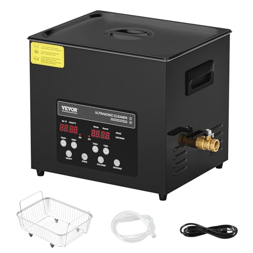 VEVOR 10L Ultrasonic Cleaner, 240W Digital Machine with Heater & Timer C9757