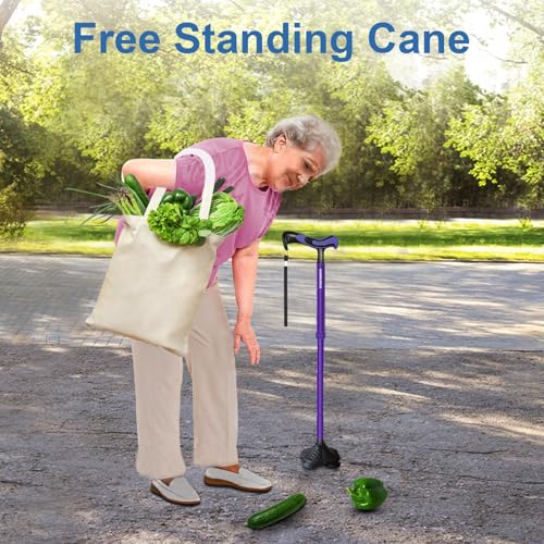 Foldable Adjustable Walking Cane for Men & Women with Travel Bag K5425