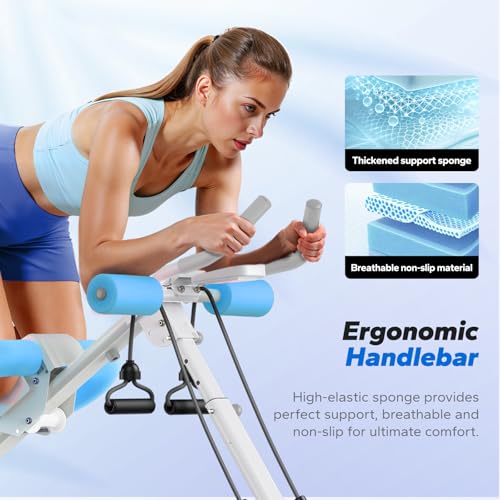 MERACH Ab Machine, Adjustable Ab Trainer for Home Gym O439978