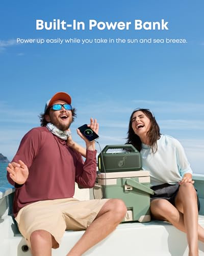 soundcore Boom 2 By Anker Outdoor Speaker, 80W, IPX7 Waterproof T558