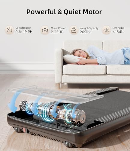 Walking Pad Under Desk Treadmill with Remote Control LED Display M207