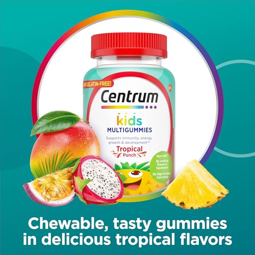 Centrum Kids Multivitamin Gummies, Tropical Punch, 150 Count G220