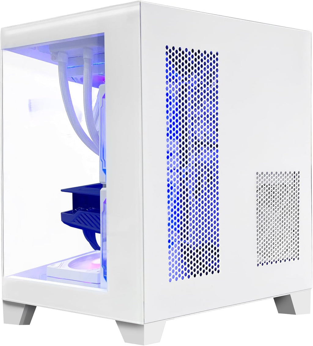 Panorama Gaming PC Desktop - AMD Ryzen 5 5600G, RX 6650 XT 8GB, 32GB RAM, 1TB SSD, White O3157