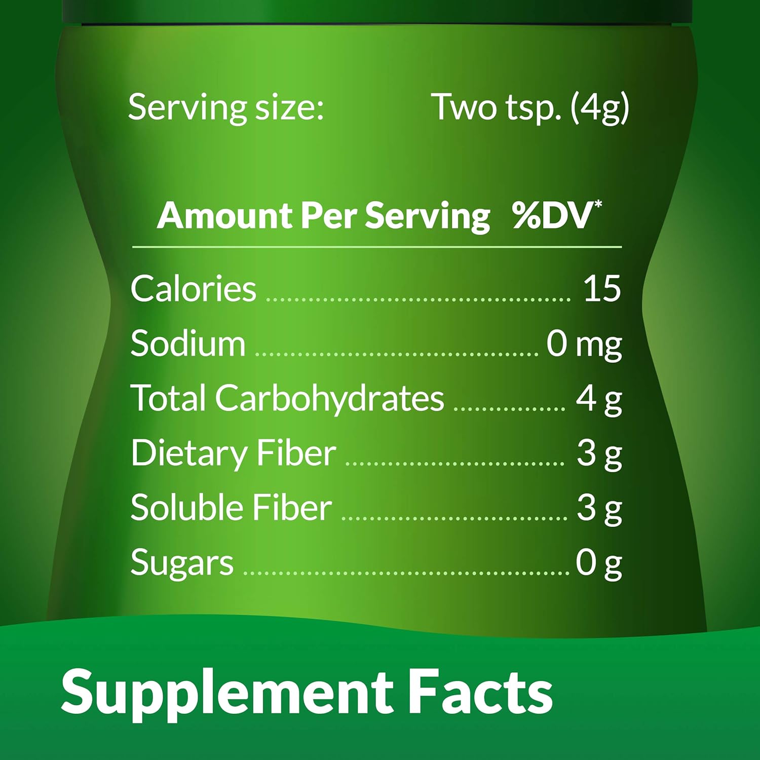 Benefiber Daily Prebiotic Dietary Fiber Supplement Powder, 38 servings D656729