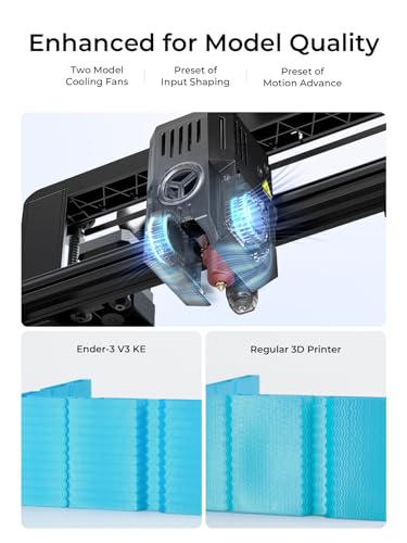 Creality Ender-3 V3 KE 3D Printer, 500 mm/s High-Speed Printing, Auto-Leveling P296