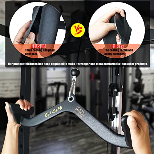 LAT Pull Down Bar for Cable Machine, Tricep Strength Training Handle M7875
