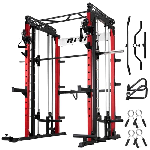 RitFit M1 & M1 Pro Smith Machine with Cable Crossover System for Home Gym Y659852