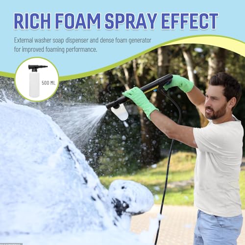 Electric Pressure Washer 4800PSI 2.9GPM with 25ft Hose, Car Wash Machine Blue A8493