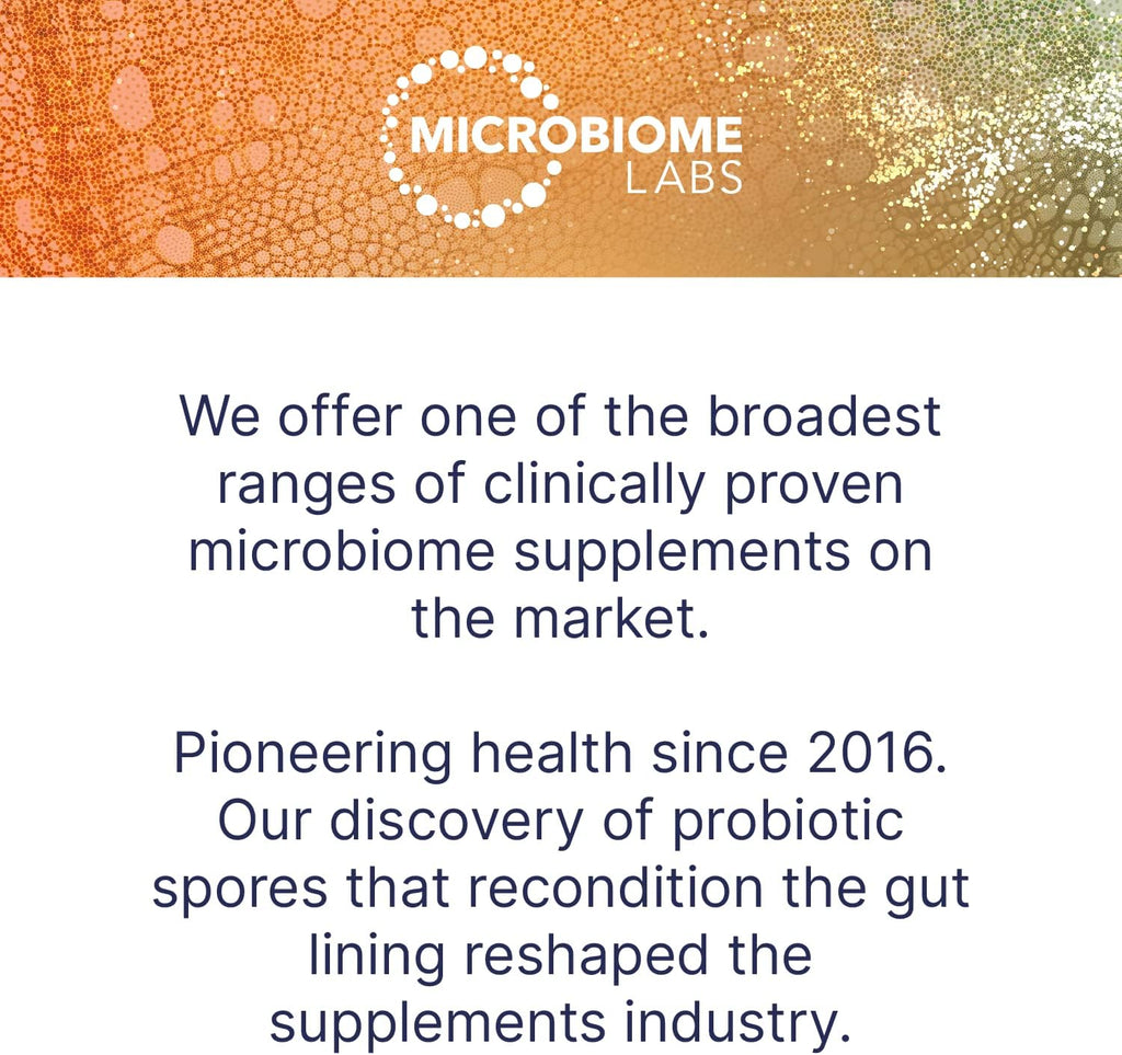 Microbiome Labs MegaSporeBiotic 60 Capsules + MegaPre 5.5 oz Powder Probiotic Prebiotic Bundle U23812