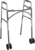 Drive Medical 10220-1WW Bariatric Folding Walker, Silver
