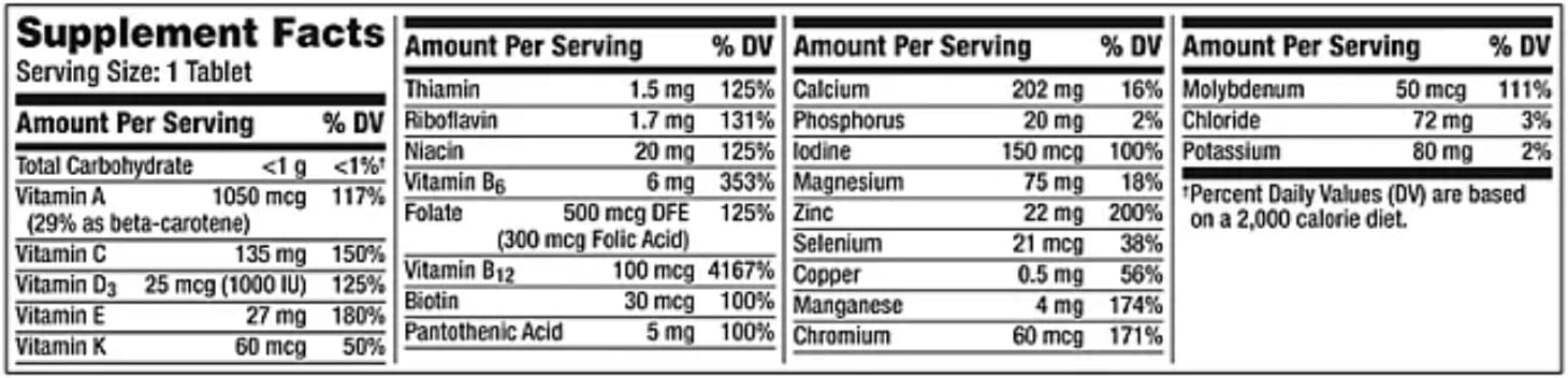 Centrum Silver Men 50+ Multivitamin, 275 Tablets H789348