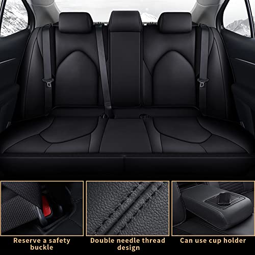 Car Seat Cover for Toyota Camry 2018-2024 Full Set Black L45153