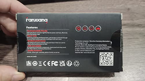 fanxiang S500 Pro 1TB NVMe SSD M.2 PCIe Gen3x4 Internal Solid State Drive D604957