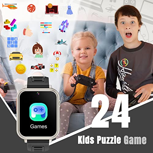 Kids Smart Watch Girls with HD Touch Screen Camera Music Player, Toys for Age 3-12 P363594