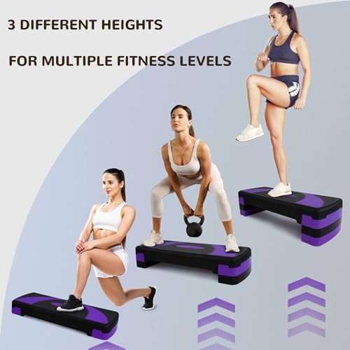 BalanceFrom Aerobic Step Platform Exercise Stepper for Home Gym Cardio & Balance Training B6436