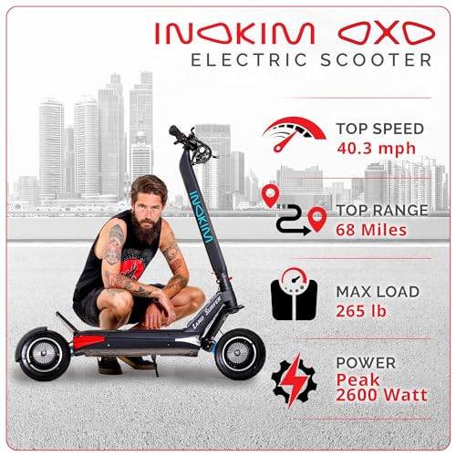 INOKIM OXO Super Electric Scooter for Adults, 40 MPH, 68 Miles Range Z972892