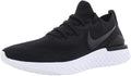 Nike Men's Epic React Flyknit Running Shoes, Black/Gunsmoke, 10