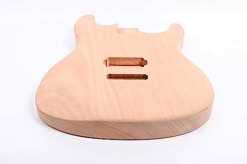 Mahogany Electric Guitar Body Blank Unfinished DIY ST Replacement S838