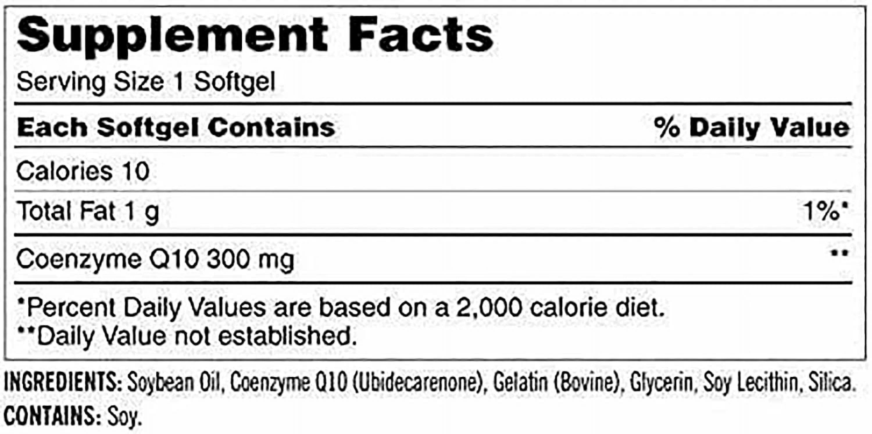 PACUM CoQ10 300mg Supplement 100 Softgels R984068