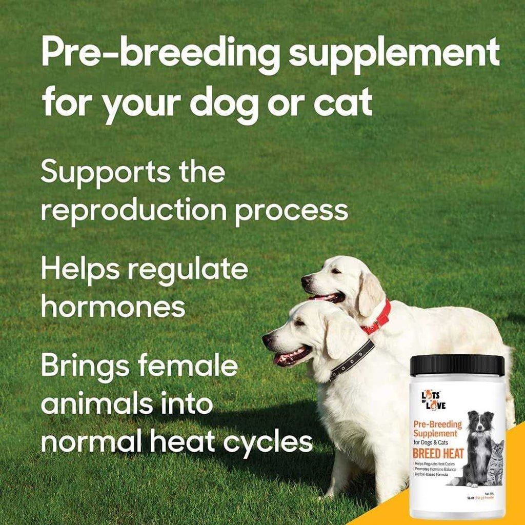Lots of Love Pet Pro Breed Heat Breeding & Reproductive Supplement for Dogs & Cats T419310
