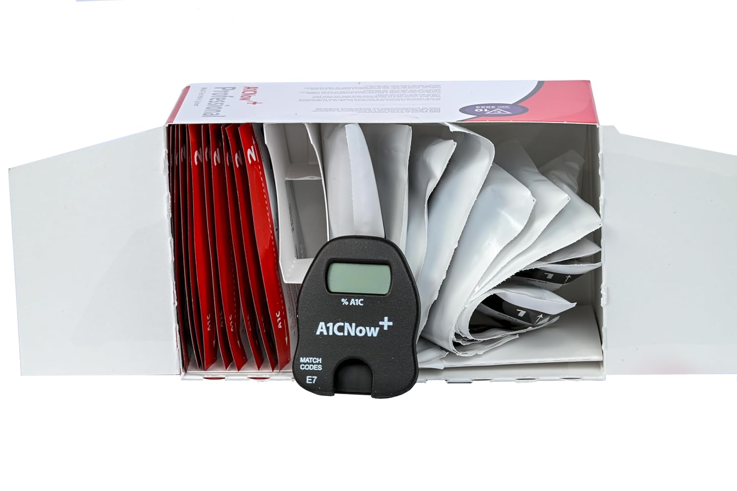 A1CNow+ Hba1c Blood Monitor with Sampler, 10 Test Kit B571099