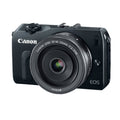 Canon EOS M Compact System Camera with EF-M22 STM Lens, Black B341