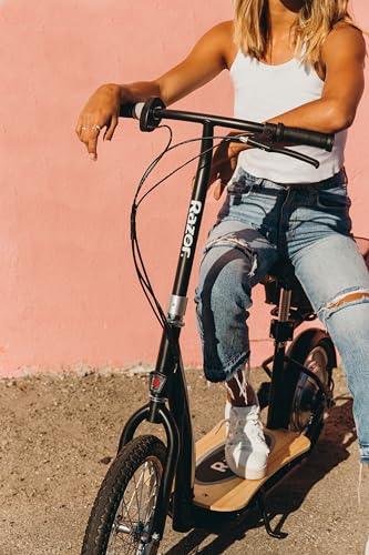 EcoSmart Metro Electric Scooter with Padded Seat and 16" Air-Filled Tires D946