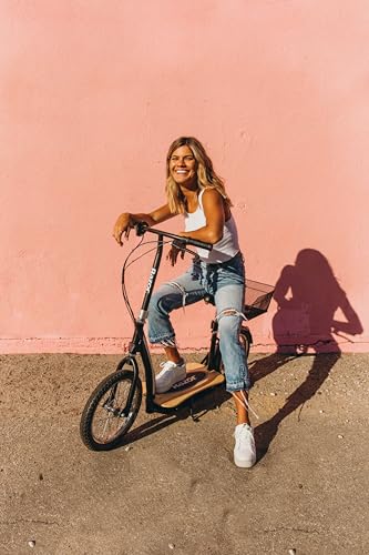 EcoSmart Metro Electric Scooter with Padded Seat and 16" Air-Filled Tires D946