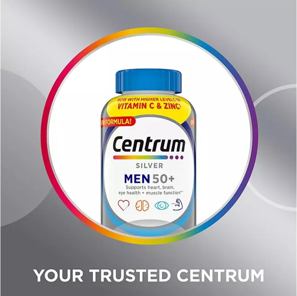 Centrum Silver Men 50+ Multivitamin, 275 Tablets H789348