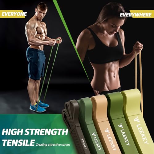 LEEKEY Resistance Bands with Handles and Door Anchor for Home Workouts O73971