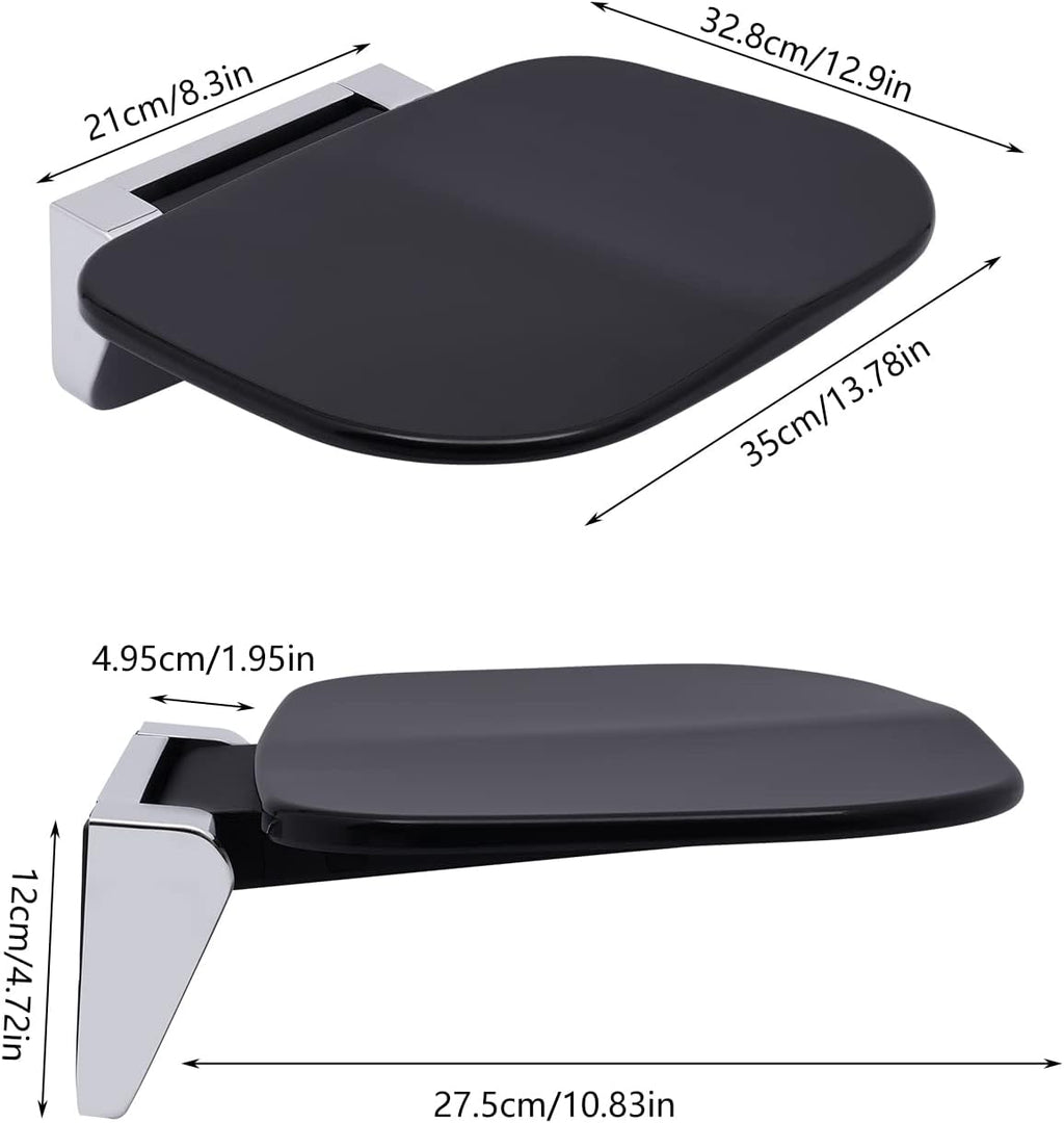 Folding Teak Shower Seat Wall Mounted 440LBS L331479