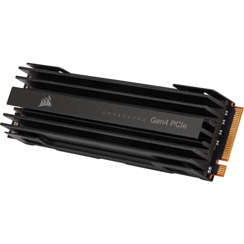 CORSAIR MP600 PRO 4TB Gen4 PCIe x4 NVMe M.2 SSD – High-Density TLC NAND – Aluminum Heatspreader – M.2 2280 Form-Factor