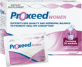 Proxeed Women | Promotes Hormonal Balance, Ovulation, Fertilization, and Egg Quality* | Clinically Proven Support for Healthy Conception | 30 Packets (30-Day Supply)