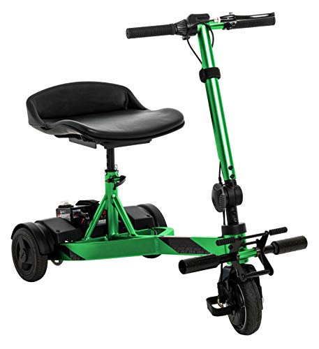 iRIDE Lightweight Portable Mobility Scooter by Pride (Lime Green)