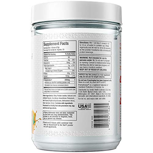 MuscleTech Clear Whey Protein Isolate Powder, Orange Dreamsicle, 22g Protein A269229