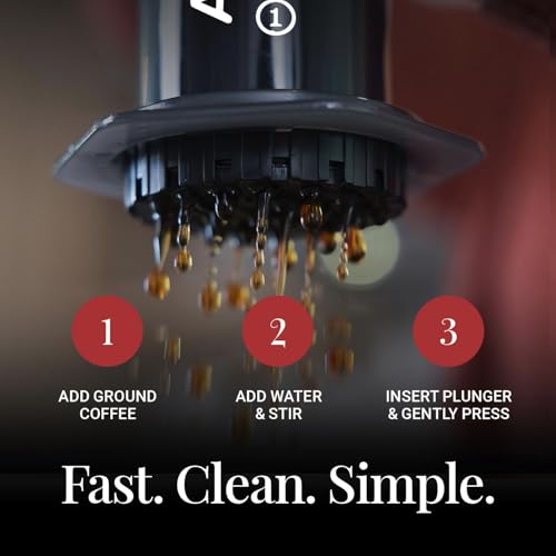 AeroPress Original Coffee Press – 3-in-1 Portable Coffee Maker for Travel C406