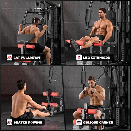 H11 Home Gym Equipment with 150LBS Weight Stack and Pulley System V316198