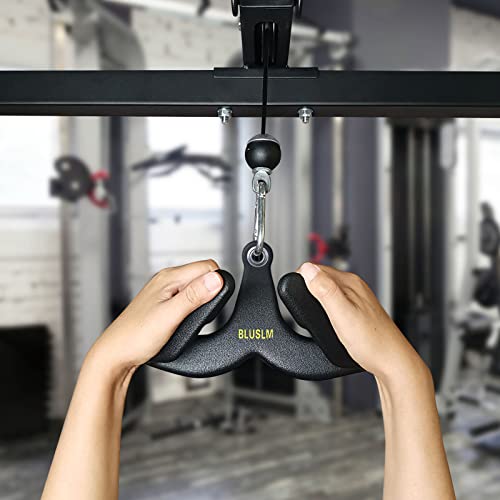 LAT Pull Down Bar for Cable Machine, Tricep Strength Training Handle M7875