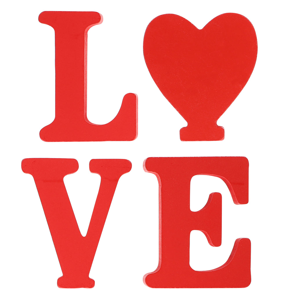 Style Love Ornaments Desktop Decor for Valentine's Day, Romantic 10X9CM Table Decoration