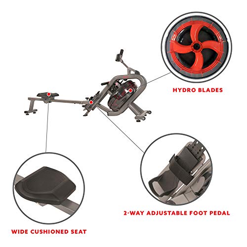 Sunny Health & Fitness Elite Water Rowing Machine T4389